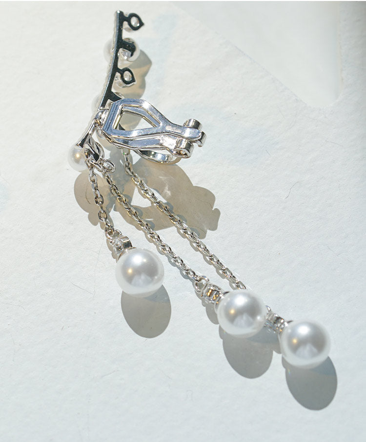 Long High Profile Tassel Pearl Eardrop Earring PrestigePearls