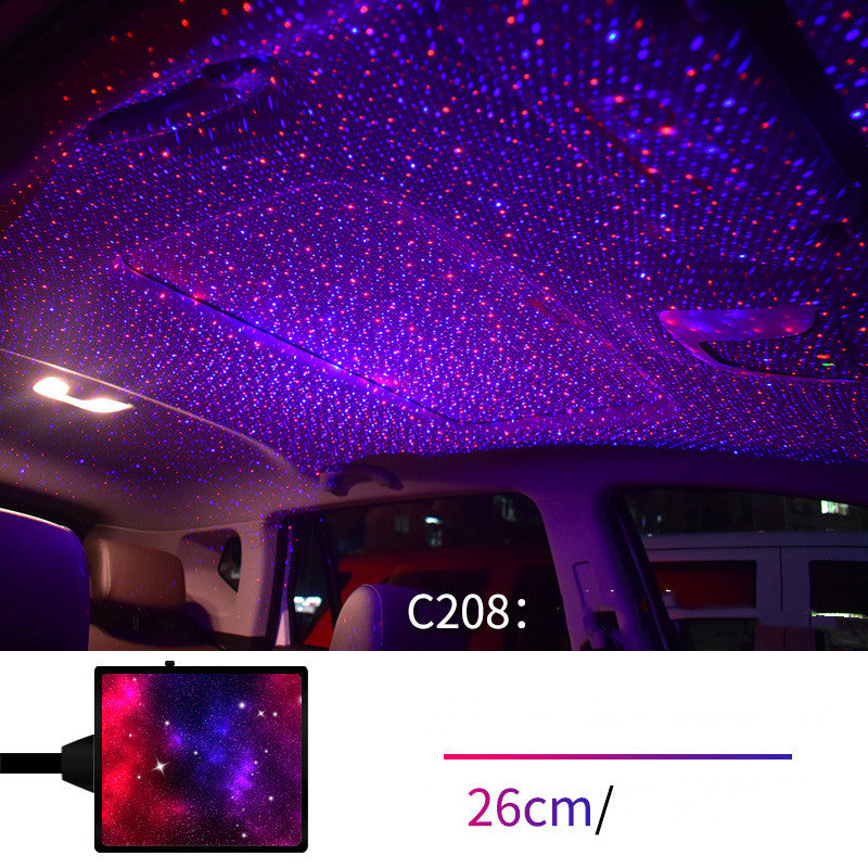 Star Light Projector Party Lights USB LED Light Interior Lighting LED Interior Car Lights Starry Sky Galaxy Night Lights - prestigepearls