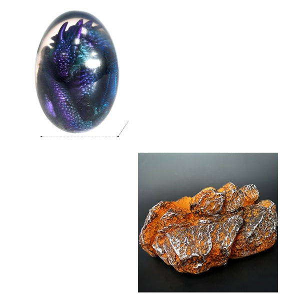 Lava Dragon Egg Desktop Decoration Dinosaur Egg Resin Crafts PrestigePearls