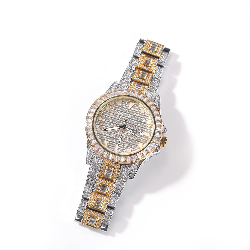 New Color Diamond Butterfly Double Button Quartz Watch PrestigePearls