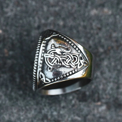 Vintage Nordic Viking Rune Ring - prestigepearls