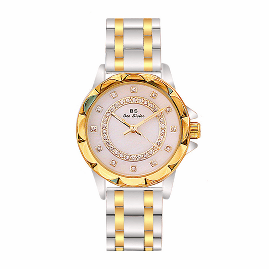 BEE SISTEN 1506 001__ Linked watch full diamond female watch