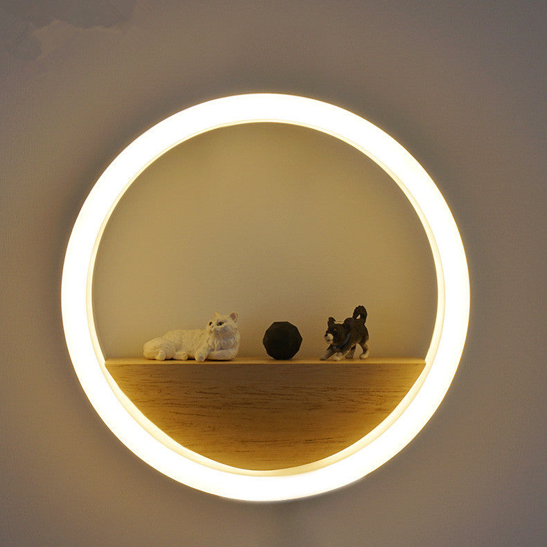 LuminaSphere- Personality creative  round empty LED wall lamp PrestigePearls