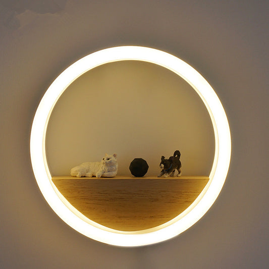 LuminaSphere- Personality creative  round empty LED wall lamp PrestigePearls