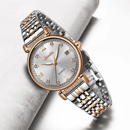 SUNKTA ladies quartz watch waterproof watch PrestigePearls