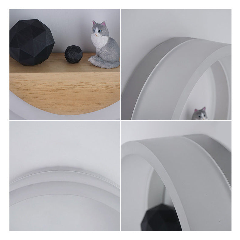 LuminaSphere- Personality creative  round empty LED wall lamp PrestigePearls