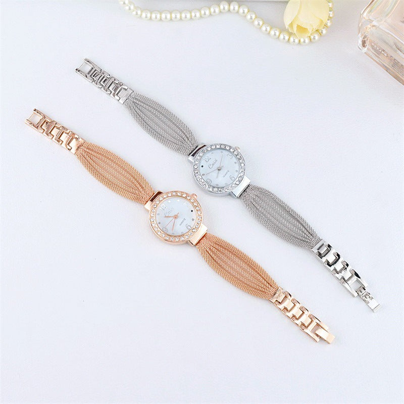 cucci N001__ Gold mesh belt fashion women's watch PrestigePearls