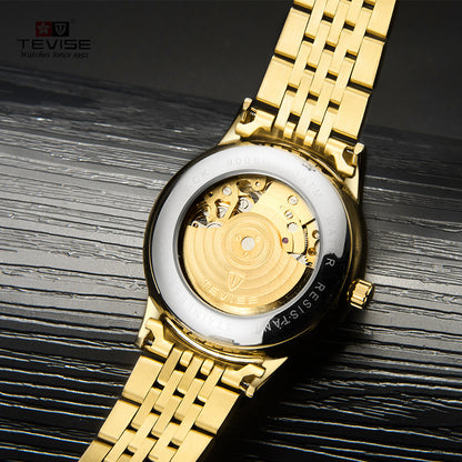 TEVISE 9006B--  automatic table watch waterproof luminous mechanical PrestigePearls