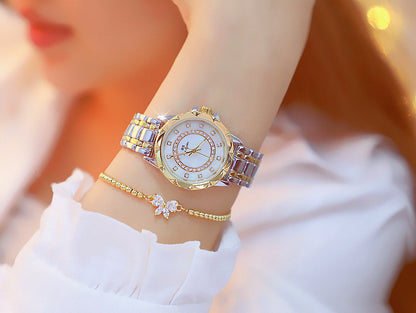 BEE SISTEN 1506 001__ Linked watch full diamond female watch PrestigePearls