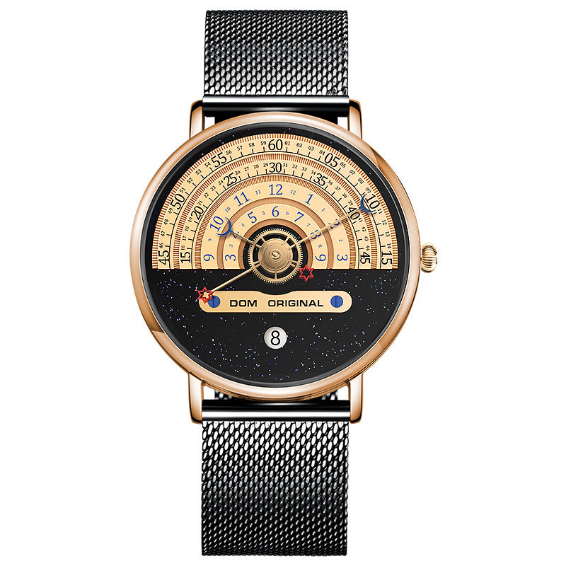 DOM M-1288-- An unique design Gentlemen watch PrestigePearls