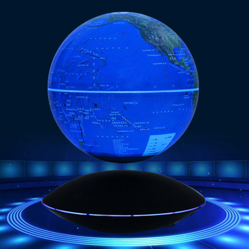 Magnetic Levitation Globe 6-Inch Rotation Luminous Handicraft Ornaments - prestigepearls