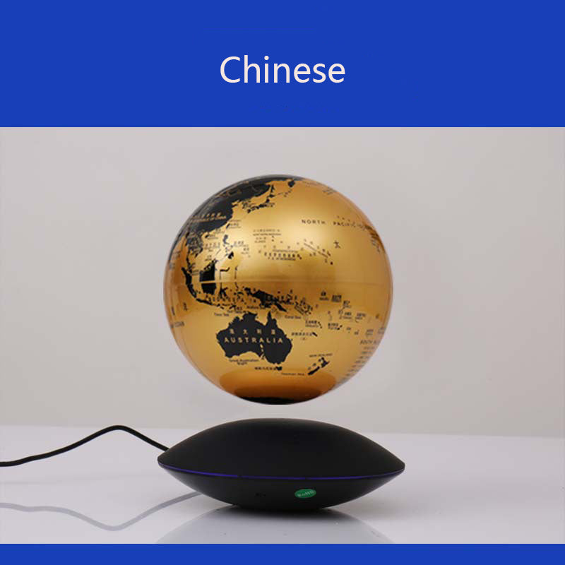 Magnetic Levitation Globe 6-Inch Rotation Luminous Handicraft Ornaments - prestigepearls