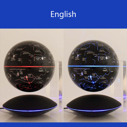 Magnetic Levitation Globe 6-Inch Rotation Luminous Handicraft Ornaments - prestigepearls