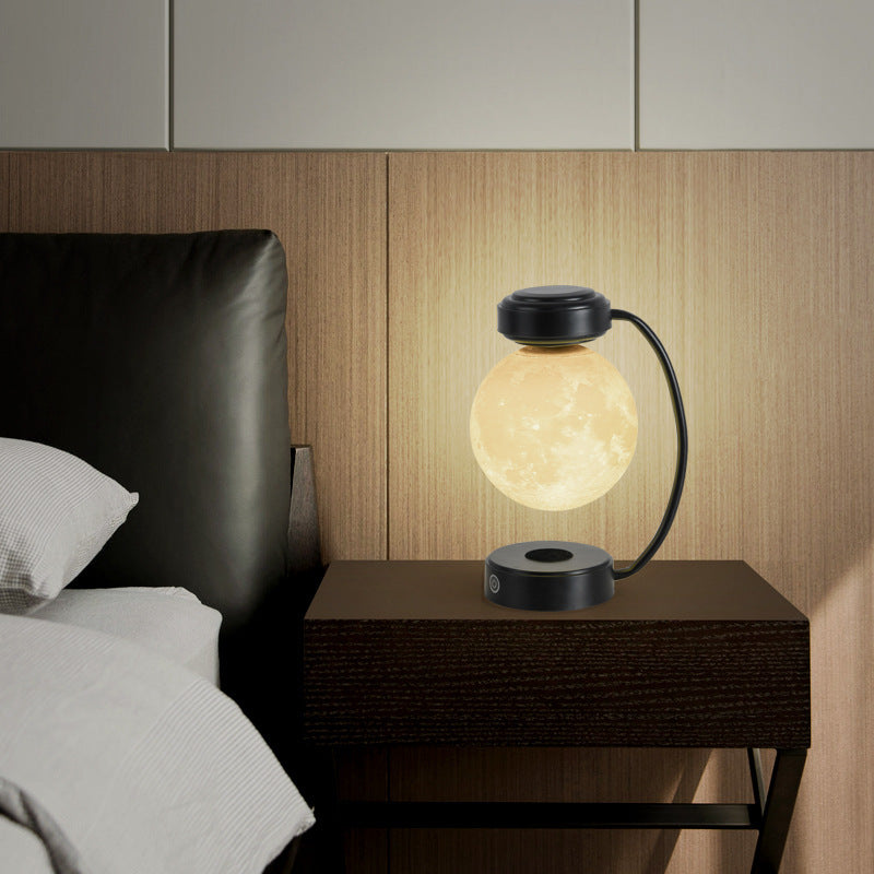 Creative Personality Magnetic Levitation Moon Lamp For home Bedside Table Lamp - prestigepearls