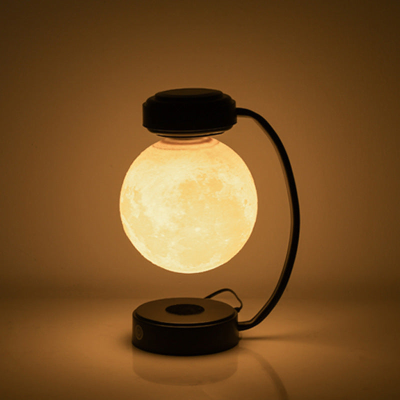 Creative Personality Magnetic Levitation Moon Lamp For home Bedside Table Lamp - prestigepearls