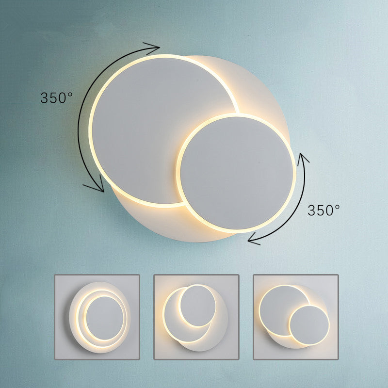 LunarGlow- Simple Modern moon   Wall Lamp PrestigePearls