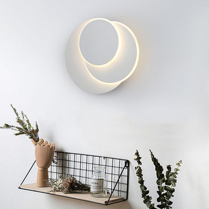 LunarGlow- Simple Modern moon   Wall Lamp PrestigePearls