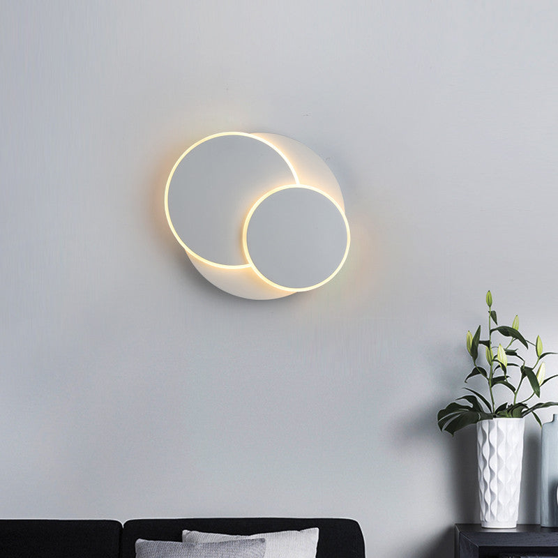 LunarGlow- Simple Modern moon   Wall Lamp PrestigePearls