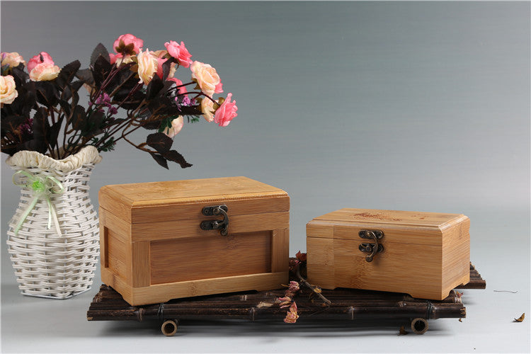 Bamboo Jewelry Box Wooden Jewelry Storage Box Small Box Gift Box PrestigePearls