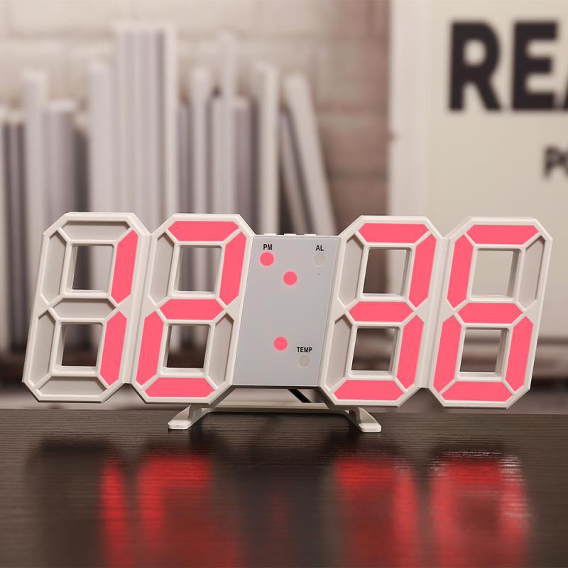 Three-dimensional Wall Clock, Silent Digital Alarm Clock, Three-dimensional Wall Clock For Living Room - Prestige Pearls