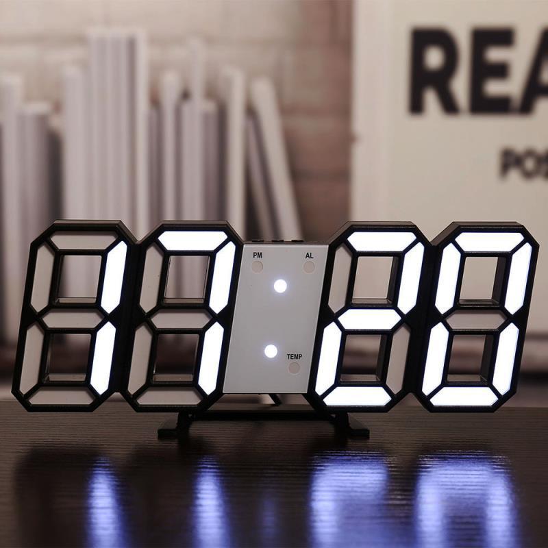 Three-dimensional Wall Clock, Silent Digital Alarm Clock, Three-dimensional Wall Clock For Living Room - Prestige Pearls