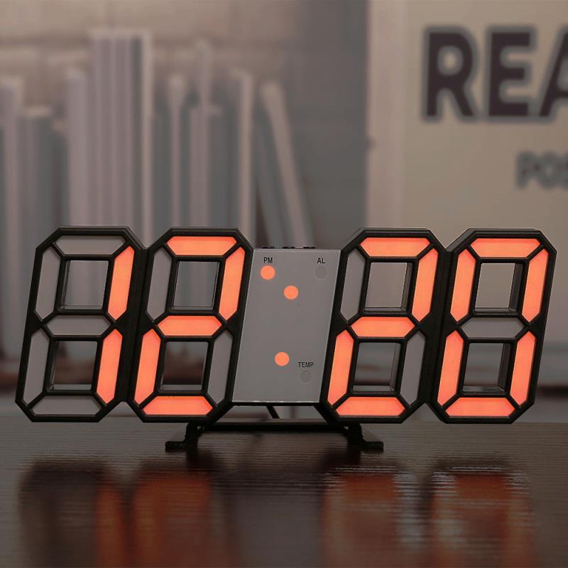 Three-dimensional Wall Clock, Silent Digital Alarm Clock, Three-dimensional Wall Clock For Living Room - Prestige Pearls