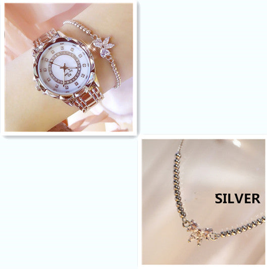 BEE SISTEN 1506 001__ Linked watch full diamond female watch PrestigePearls