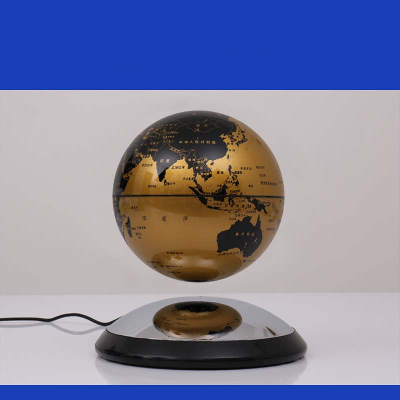 Magnetic Levitation Globe Rotation 6 Inch Mirror Base Office Ornaments Patent Manufacturers - prestigepearls