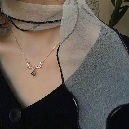 Customize Stainless Steel Accessories Projection Letter Crystal Pendant Necklace PrestigePearls