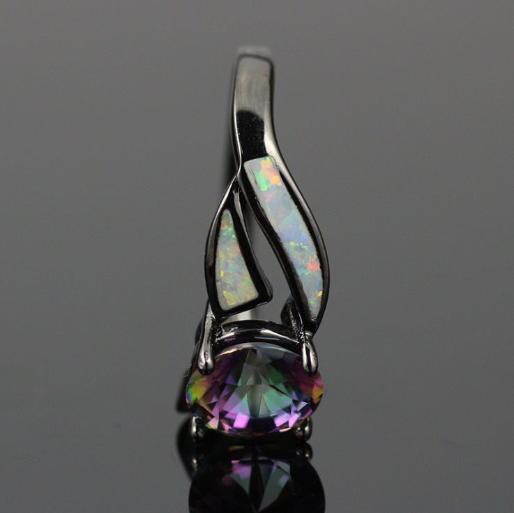 Cubic Ring Colorful Crystal Ring - prestigepearls