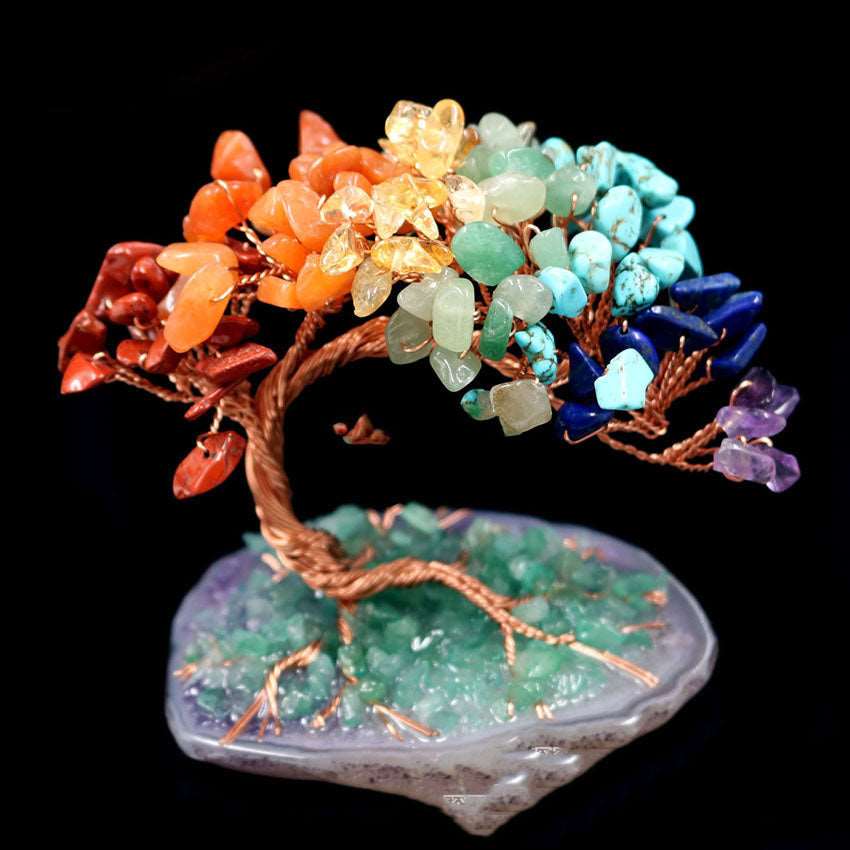 Chinese Style Micro Landscape Tree Of Life Ornament