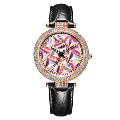 NAKZEN__Diamond Dial Women's Watch PrestigePearls