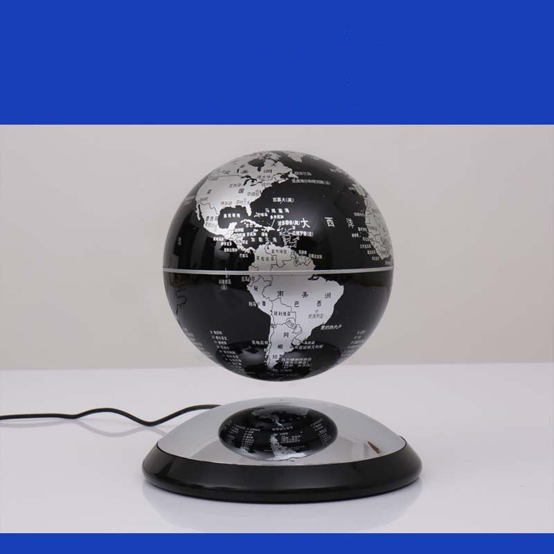 Magnetic Levitation Globe Rotation 6 Inch Mirror Base Office Ornaments Patent Manufacturers - prestigepearls