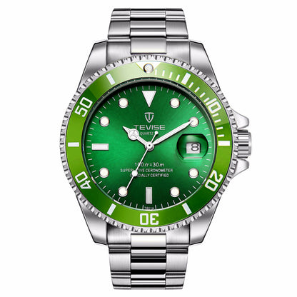 TEVISE T801A--Quartz Watch Sports Luminous PrestigePearls