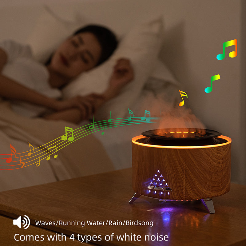 Wholesale New Arrival Remote Control Volcano Humidifier Diffuser Wholesale Fire Flame Diffuser With Lights - Prestige Pearls