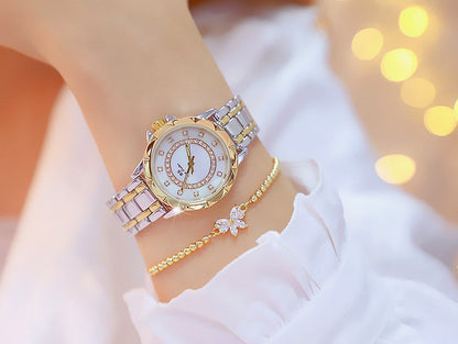 BEE SISTEN 1506 001__ Linked watch full diamond female watch PrestigePearls