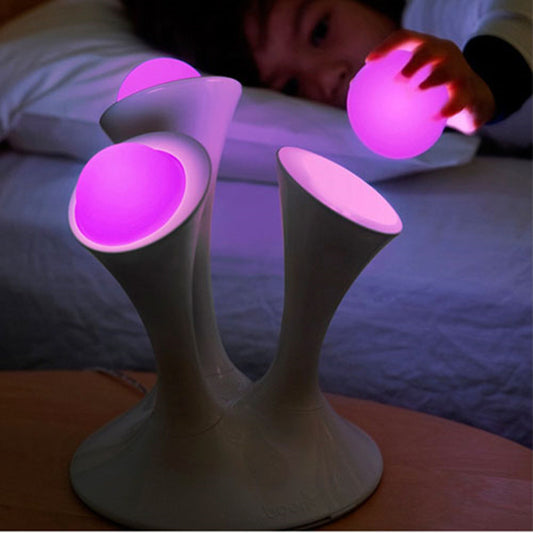 decorative mushroom lamp LED colorful gradient magic night light fluorescent lamp bedside PrestigePearls