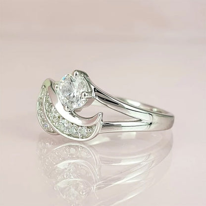 Angel Wing Zircon Ring - prestigepearls