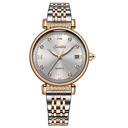 SUNKTA ladies quartz watch waterproof watch PrestigePearls