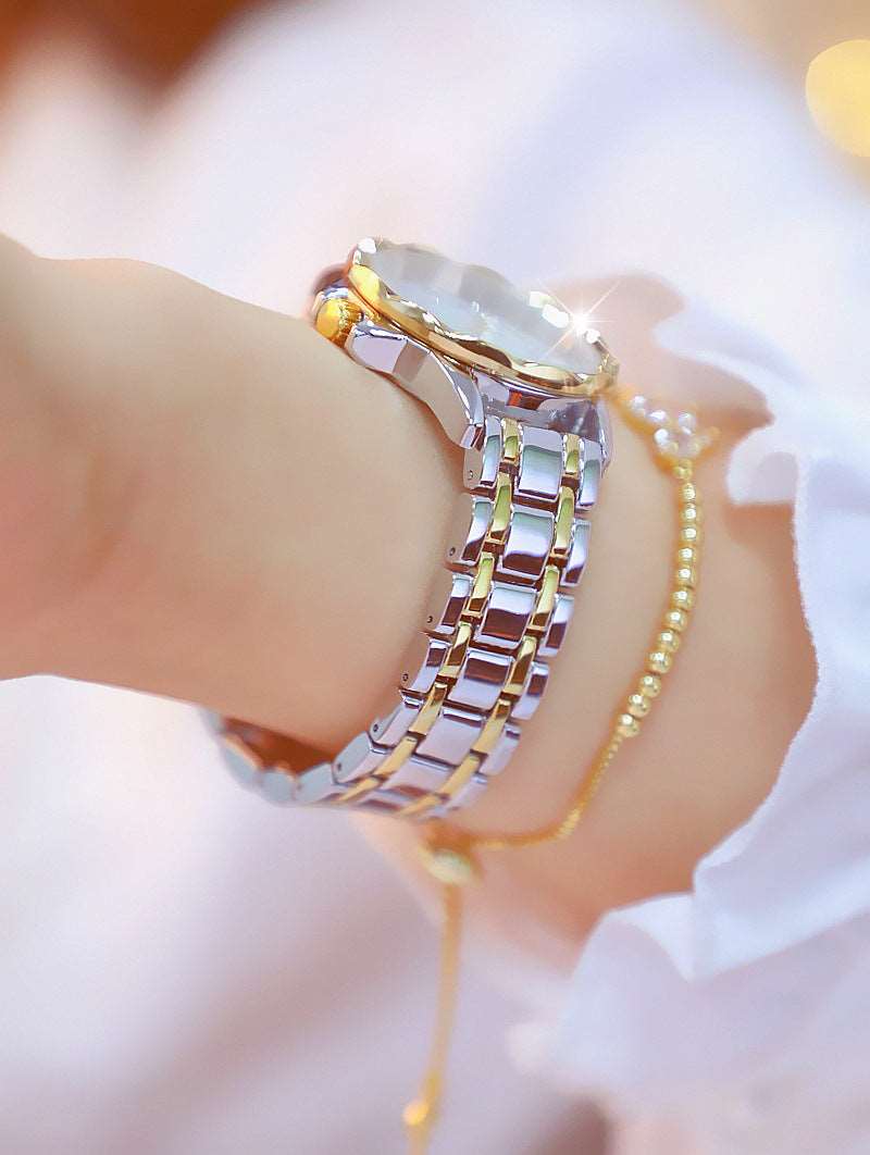 BEE SISTEN 1506 001__ Linked watch full diamond female watch