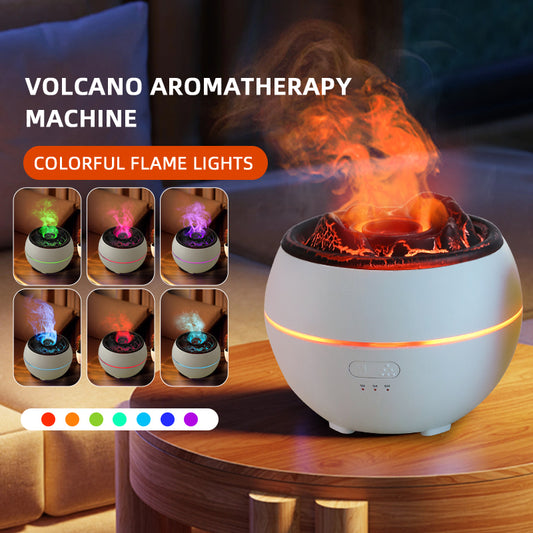 Flame Aroma Diffuser Household Desk Aromatherapy Humidifier - Prestige Pearls