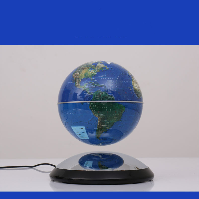 Magnetic Levitation Globe Rotation 6 Inch Mirror Base Office Ornaments Patent Manufacturers - prestigepearls