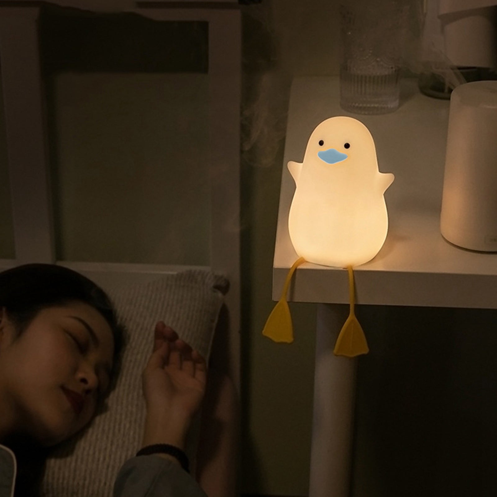 Seagull Silicone Night Light Soothing Animal Lamp For Kids Baby PrestigePearls