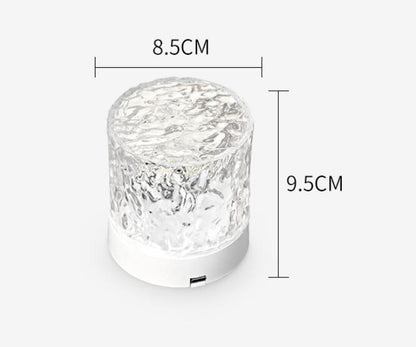 Water Ripple Rotating Projection Ambient Night Light - prestigepearls