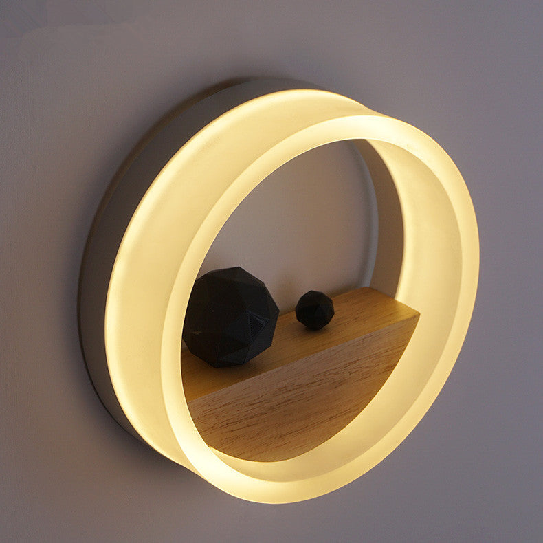 LuminaSphere- Personality creative  round empty LED wall lamp PrestigePearls