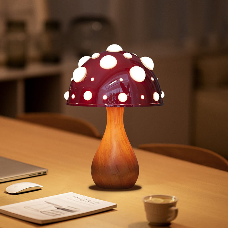 Mushroom Decorative Table Lamp Bedroom Dimming - Prestige Pearls