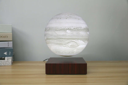 Levitating Earth Jupiter Lamp Magnetic Floating LED Night Light - prestigepearls