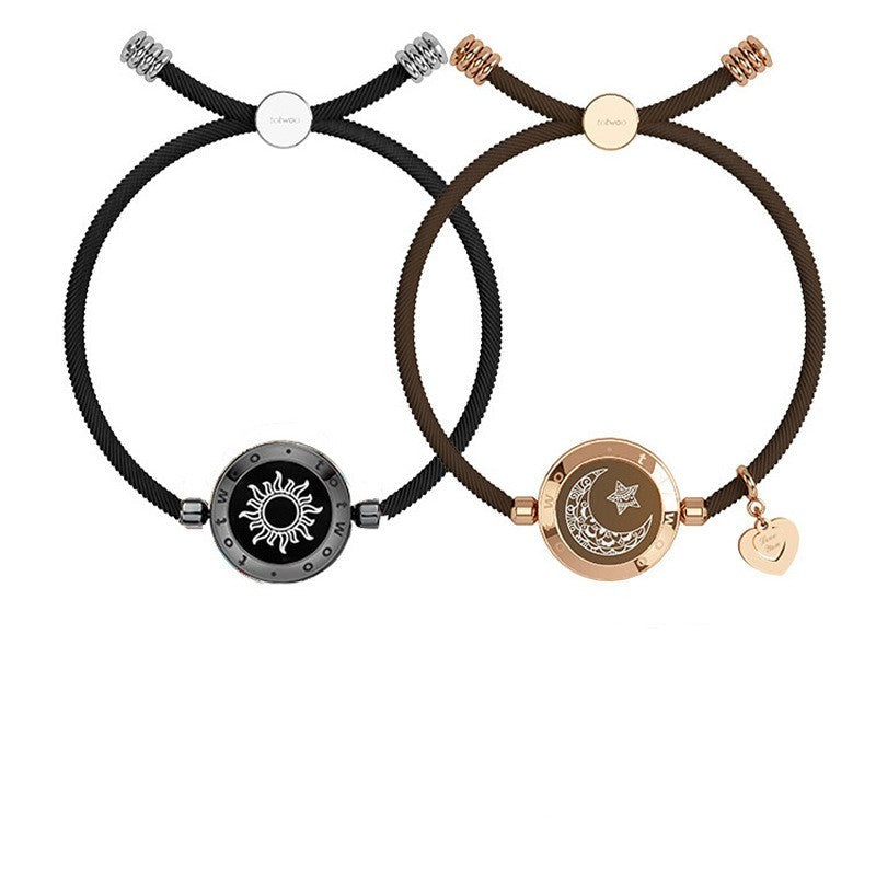 Sun-Moon Smart Sensing Couple Bracelet PrestigePearls