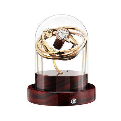 Beautiful Glass Cover Mechanical Watch Shaker PrestigePearls