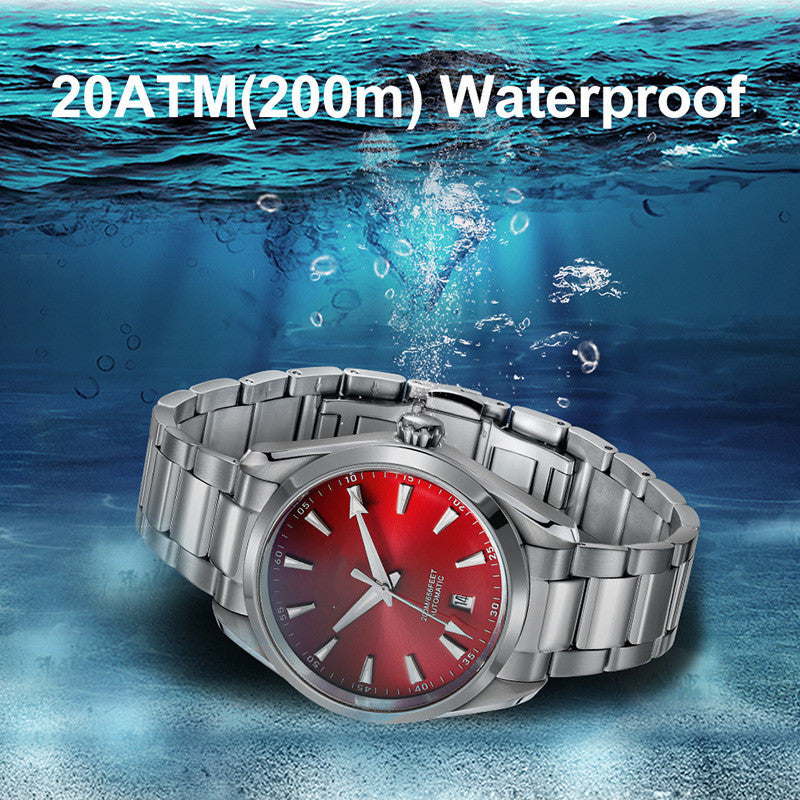 Men's Fashion Stainless Steel Automatic Mechanical Watch PrestigePearls